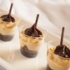 Petite Chocolate Peanut Butter Mousse Cups at Nichole's Fine Pastry, Fargo, ND