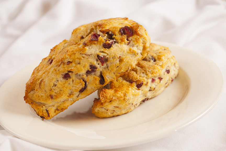 Cranberry Almond Scones at Nichole's Fine Pastry, Fargo, ND