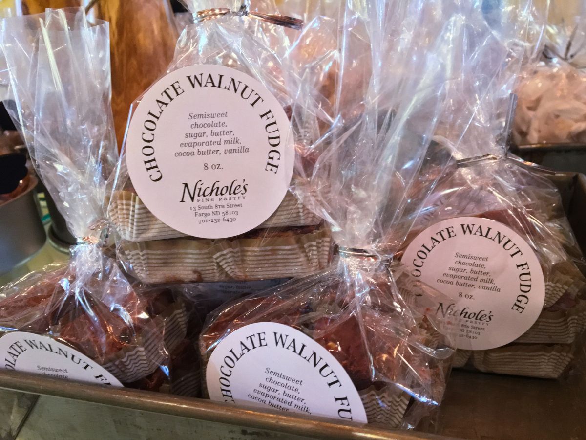 Chocolate Walnut Fudge at Nichole's Fine Pastry, Fargo, ND