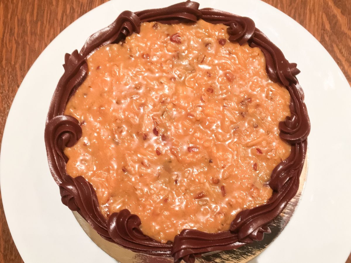 German Chocolate Cake at Nichole's Fine Pastry, Fargo, ND