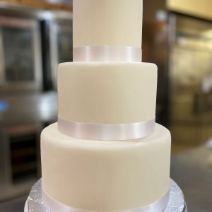Classic Fondant Tiered Cake