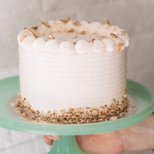 Vanilla Almond White Cake